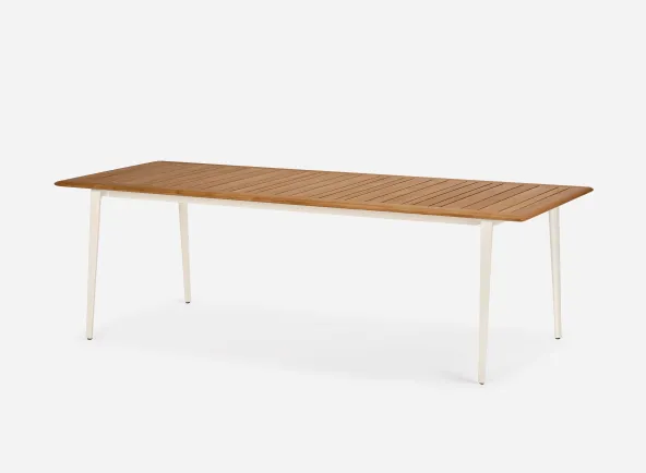 DEDON SET WA Esstisch 100 x 250 cm Teak